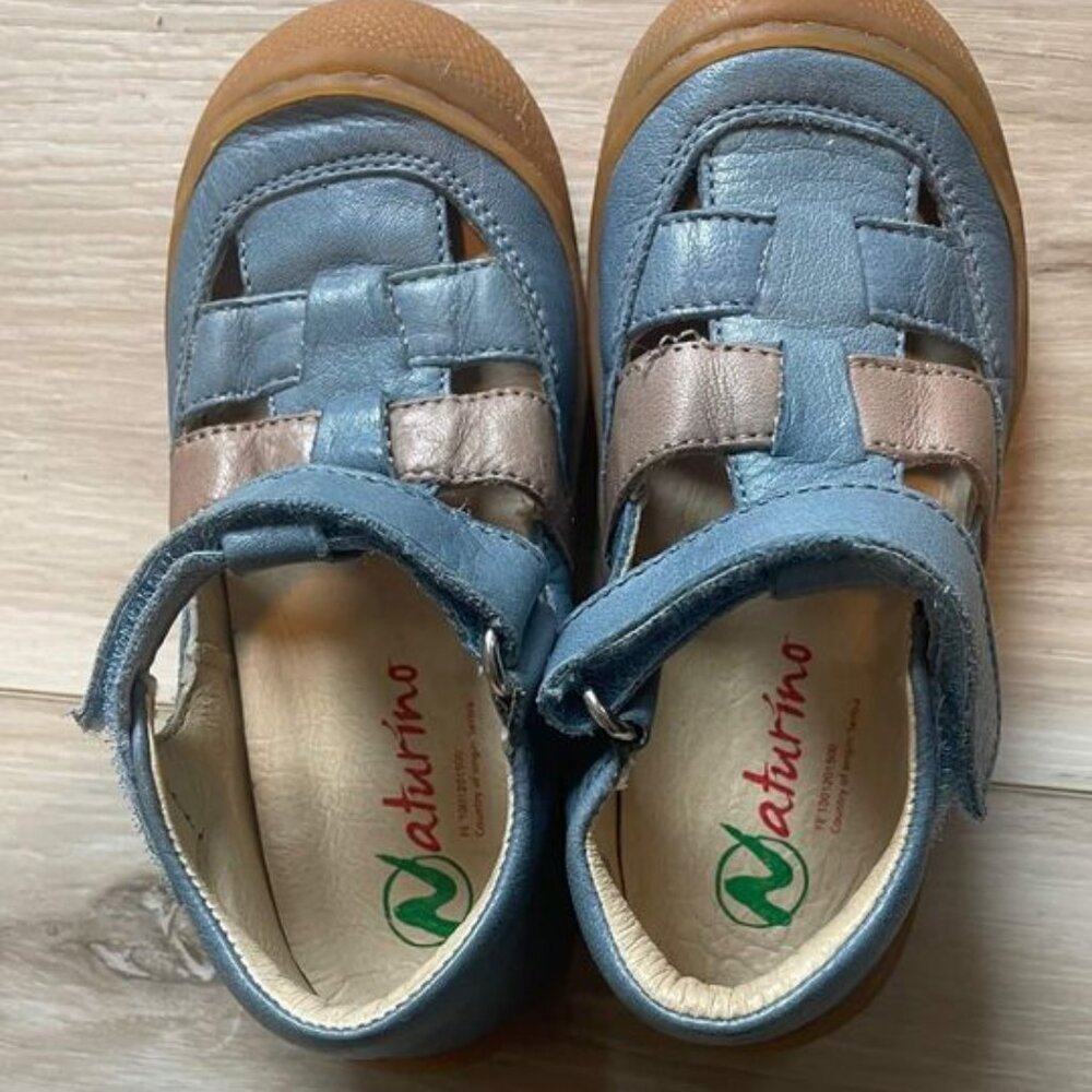 NATURINO WAD First Steps Sandals Toddler Sz 25 US 8